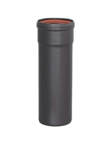 TUBO PELLET 25CM 80MM CHAPA NEGRO BIGMAT