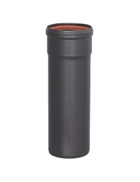 TUBO PELLET 25CM 80MM CHAPA NEGRO BIGMAT