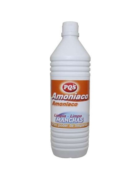 BOTELLA 1LT AMONIACO LIMPIA MANCHAS PQS