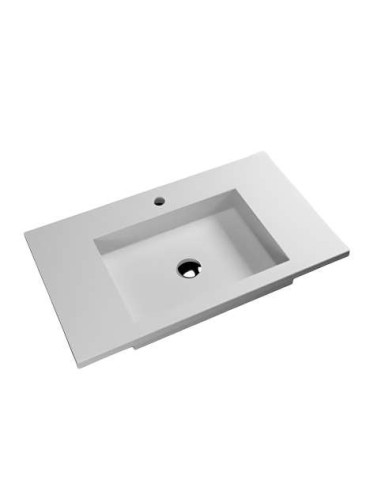 LAVABO CUBIK 60LX46F CON SENO DE 45X30