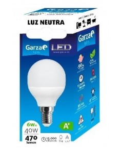 BOMB.LED ESF.6W E14 220º 470LM 4000K BL.
