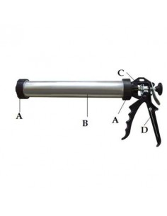 APLICADOR TUBULAR MASILLA PU 600ML 01513