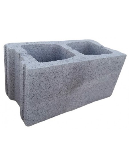 BLOQUE 20X20X40 LISO GRIS ESTRUC.CAVA