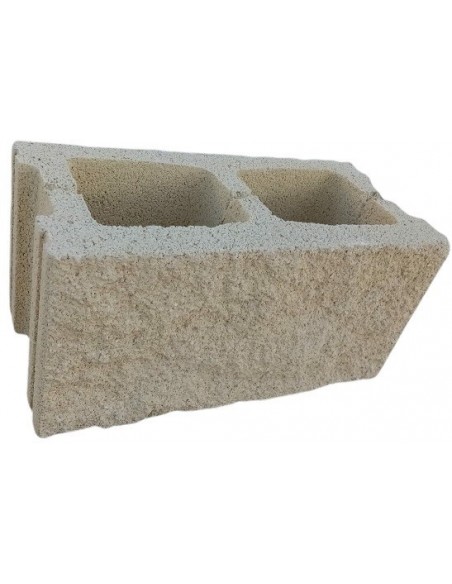 BLOQUE 20X20X40 SPLIT CREMA 1C.ESTR.CAVA