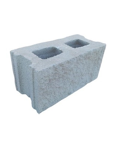 BLOQUE 20X20X40 2 CARAS SPLIT BLANCO