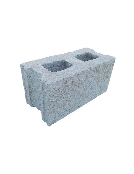 BLOQUE 20X20X40 2 CARAS SPLIT BLANCO