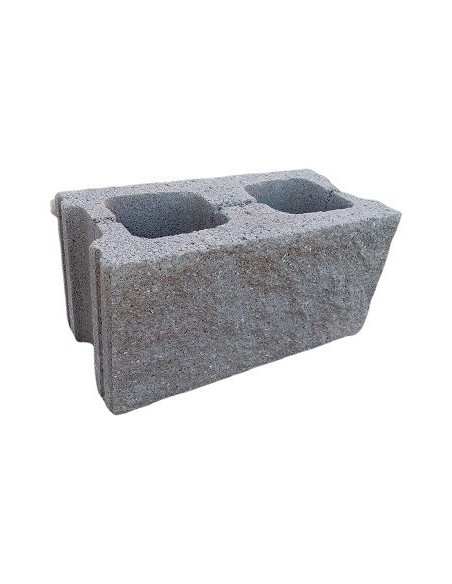 BLOQUE 20X20X40 2CARAS SPLIT GRIS CAVA