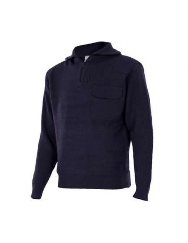 JERSEY PUNTO CUELLO ALTO AZUL MARINO L