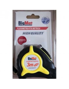 FLEXOMETRO PLASTICO 3MX16MM C/IMAN BIGM.