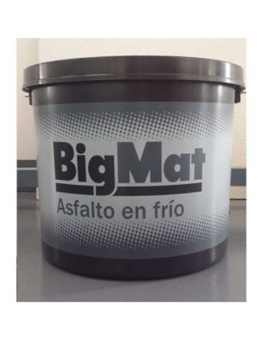 BOTE 25KG AGLOMER.ASFALTO EN FRIO BIGMAT