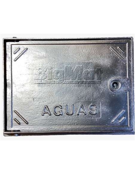 TAPA CONTADOR ALUMINIO BIGMAT 300X400 MM