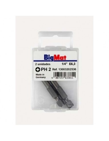 BL 2UD PUNTA ATORNILLAR PZ 2X50 *BIGMAT