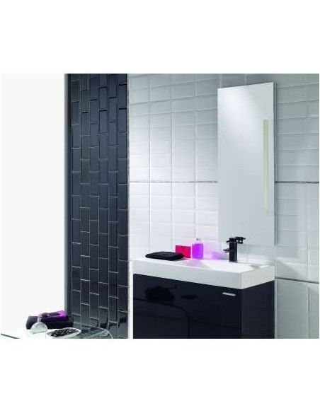 M2 10X20 BISSEL BLANCO BRILLO 1M2/CJ