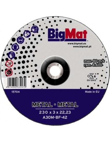 DISCO METAL   230X3X22,23 A30M  *BIGMAT