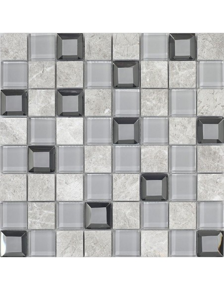 PZA.MALLA 30X30 KEOPS GRIS 12PZAS./CAJA