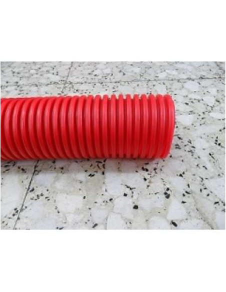 ROLLO 50MT TUBO CORRUGADO 110MM ROJO