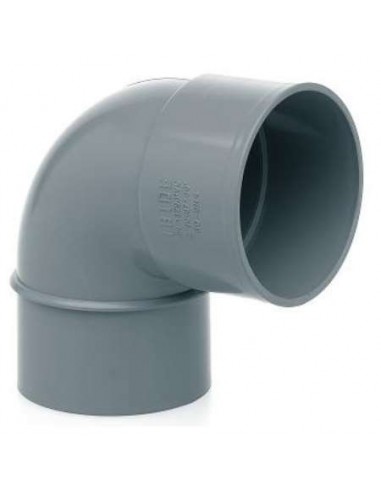 CODO PVC 87G M-H JP  90MM GRIS