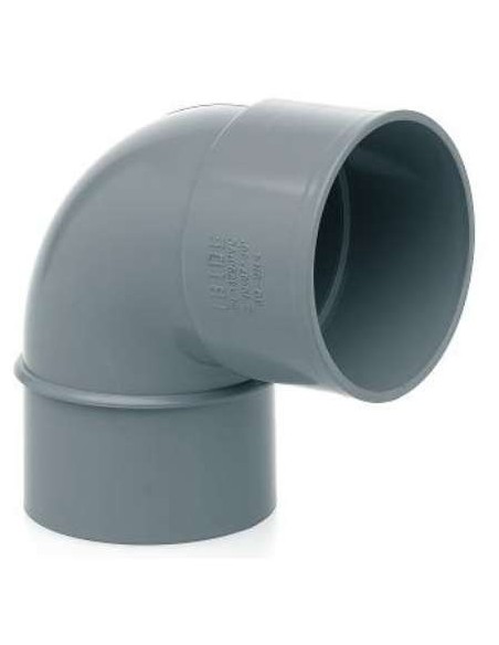 CODO PVC 87G M-H JP  90MM GRIS