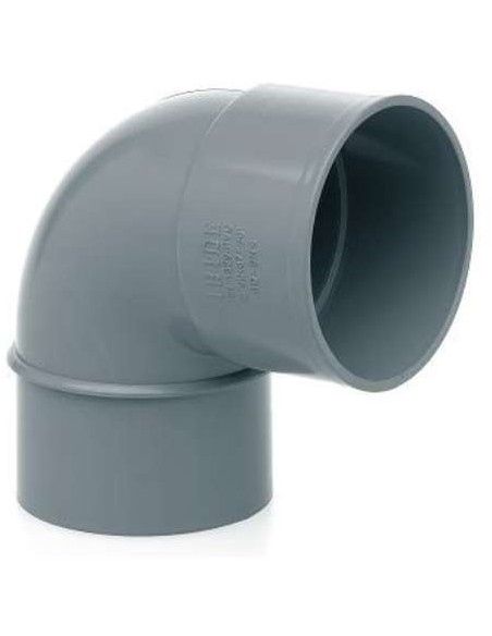 CODO PVC 87G M-H JP 160MM GRIS