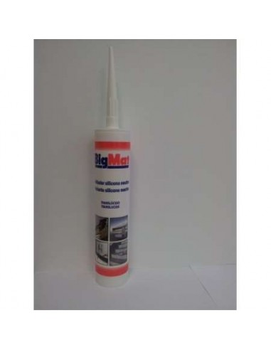 TUBO SILICONA NEUTRA TRANSP 300ML BIGMAT